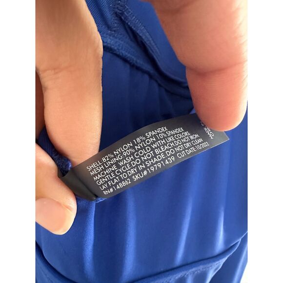 Torrid Wireless Long Length Scoop Dress With Brief Blue Size 4X - Picture 11 of 12